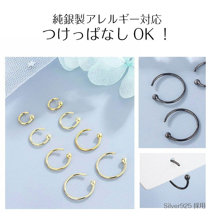 フープピアス Silver925