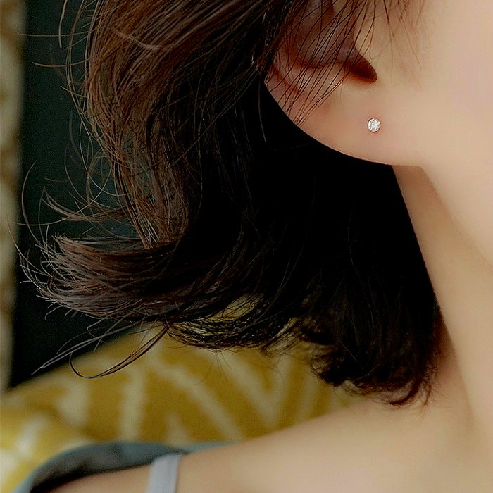 ミニストーンピアス Silver925