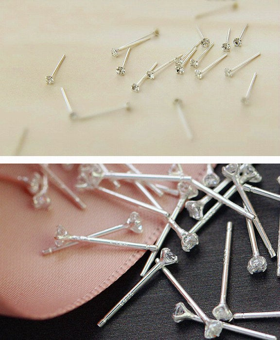 ミニストーンピアス Silver925