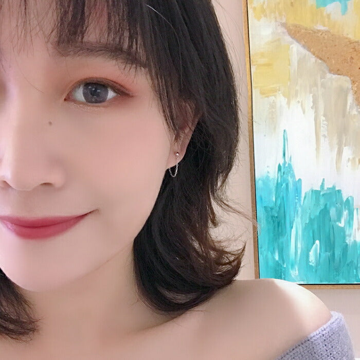 チェーンピアス 金属アレルギー対応 シルバー925