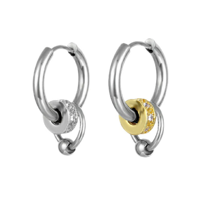 リングピアス 金属アレルギー対応 チタン