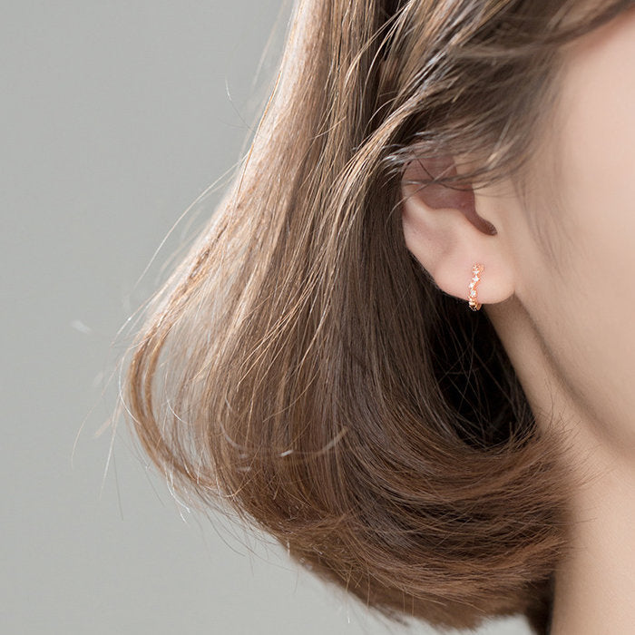 ピアス リング フープ Silver925 シルバー ゴールド ローズ シンプル レディース メンズ アレルギー 金属アレルギー対応 フープピアス リングピアス 20代 30代 40代 50代