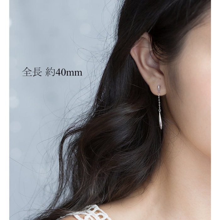 ピアス 揺れる ゆらゆら ドロップ シンプル 水玉 金属アレルギー シルバー 小さめ シルバー925 アレルギー対応 20G 仕事用 小さいピアス ゆらゆらピアス シンプルピアス セカンドピアス 軟骨ピアス アレルギー対応ピアス 仕事