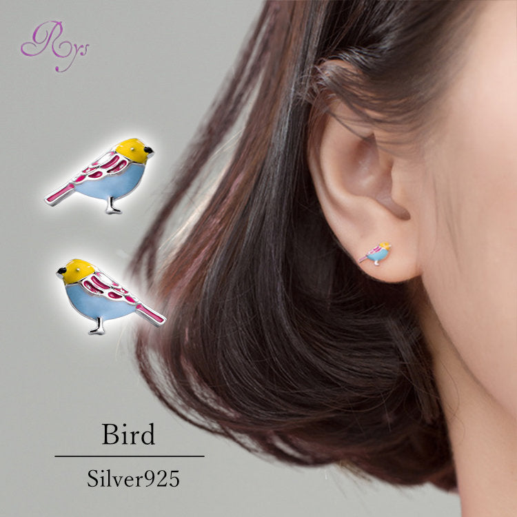 ピアス インコ 小さい 鳥 シンプル 軟骨 金属アレルギー シルバー 小さめ ミニ シルバー925 アレルギー対応 20G 仕事用 小さいピアス 鳥ピアス インコピアス シンプルピアス セカンドピアス 軟骨ピアス アレルギー対応ピアス 仕事