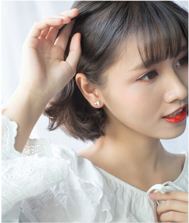 ピアス 三つ星 小さい 星 スター シンプル 軟骨 金属アレルギー シルバー 小さめ ミニ シルバー925 アレルギー対応 20G 仕事用 小さいピアス つけっぱなしピアス シンプルピアス セカンドピアス 軟骨ピアス アレルギー対応ピアス 仕事