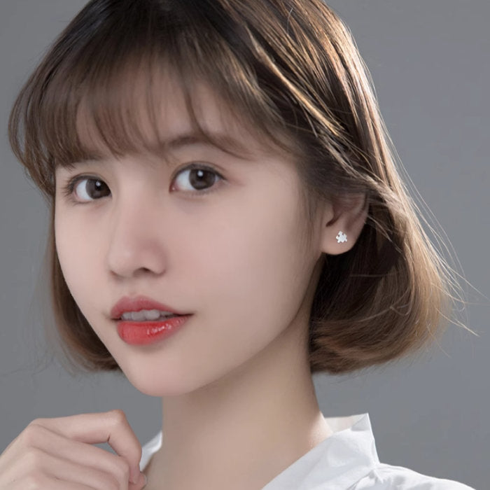 ピアス パズル 小さい シンプル 軟骨 金属アレルギー シルバー 小さめ ミニ シルバー925 アレルギー対応 20G 仕事用 小さいピアス シンプルピアス セカンドピアス 軟骨ピアス 仕事