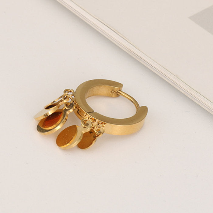 ピアス リング チタン フープ 1ピース ゴールド 太め メンズ シンプル 軟骨 金属アレルギー 小さめ 20G 小さいピアス シンプルピアス フープピアス 片耳