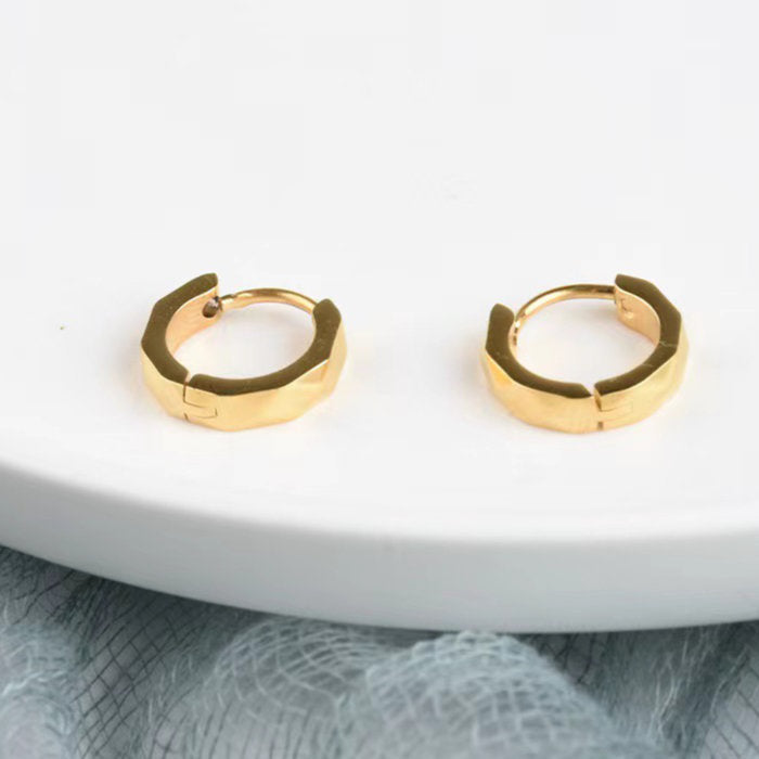 ピアス リング チタン フープ 1ピース ゴールド メンズ シンプル 軟骨 金属アレルギー 小さめ 20G 小さいピアス シンプルピアス フープピアス 片耳