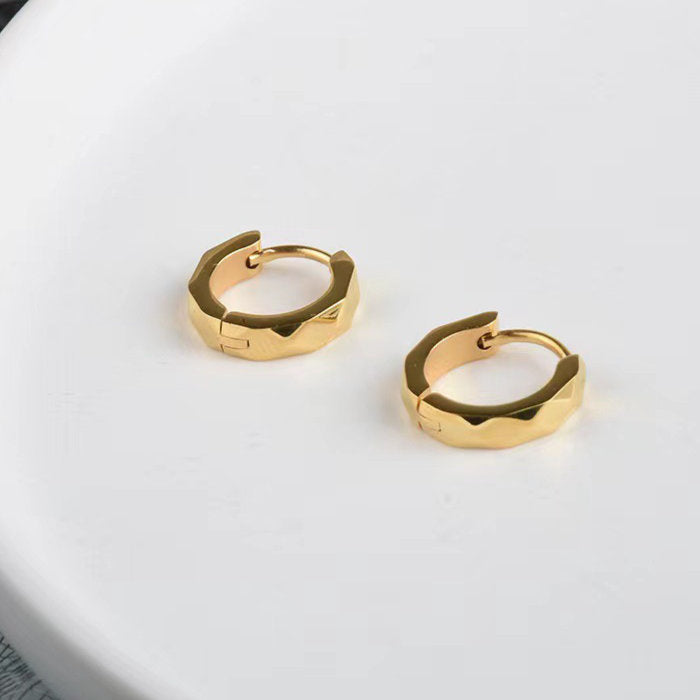 ピアス リング チタン フープ 1ピース ゴールド メンズ シンプル 軟骨 金属アレルギー 小さめ 20G 小さいピアス シンプルピアス フープピアス 片耳