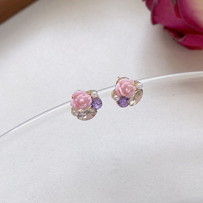 ピアス 花 フラワー ゴールド シンプル 軟骨 金属アレルギー アレルギー対応 20G 小さいピアス シンプルピアス セカンドピアス