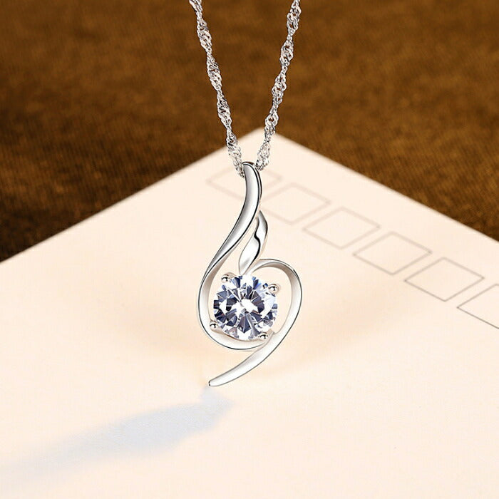 【ギフト対応】 ネックレス レディース シルバー925 Silver925 キュービックジルコニア シルバーネックレス シルバー RYS 送料無料 ギフト 誕生日 プレゼント バレンタイン 彼女 妻