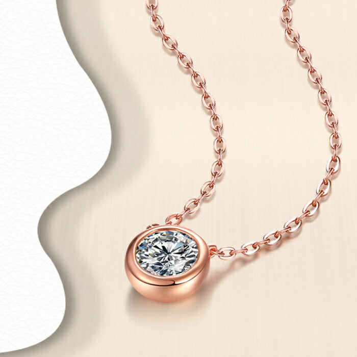 【ギフト対応】 ネックレス レディース Silver925 モアッサナイト シルバーネックレス シルバー RYS 送料無料 ギフト 誕生日 プレゼント バレンタイン 彼女 妻