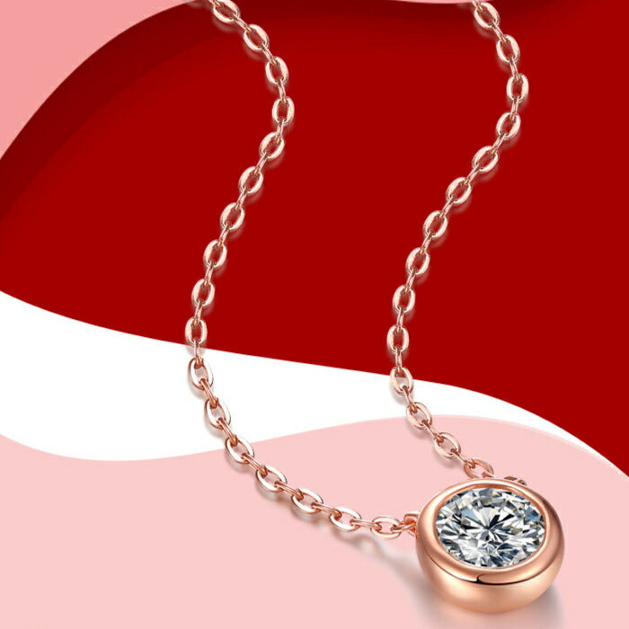 【ギフト対応】 ネックレス レディース Silver925 モアッサナイト シルバーネックレス シルバー RYS 送料無料 ギフト 誕生日 プレゼント バレンタイン 彼女 妻