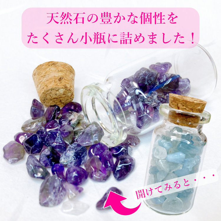 【アメジスト】 星屑ミニポット 【高貴 誠実 心の平和 愛情】 天然石 パワーストーン 開運 アイテム 浄化 厄除け お守り 飾り インテリア さざれ石 小瓶 送料無料 ポスト投函