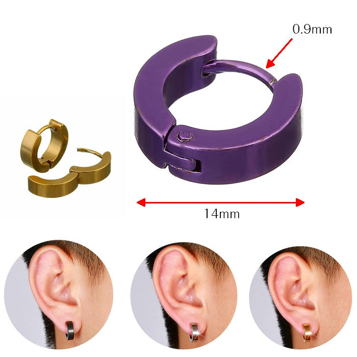 リングピアス　サージカルステンレス　19G