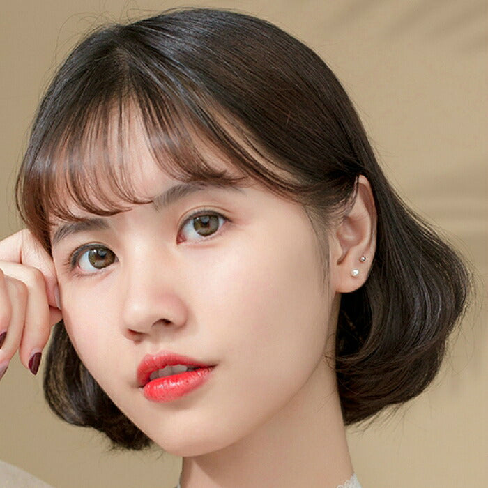 イミテーションパールピアス　Silver925