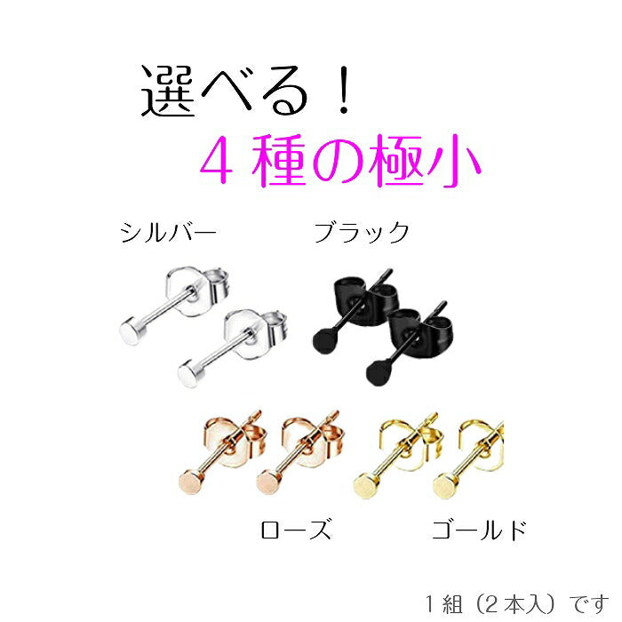 ミニピアス　チタン　2mm　20G