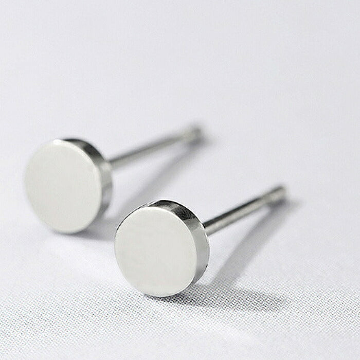 丸モチーフピアス　サージカルステンレス