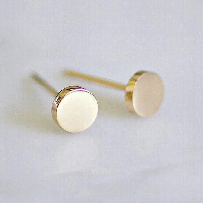 丸モチーフピアス　サージカルステンレス