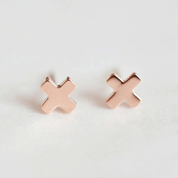 クロスモチーフピアス　サージカルステンレス