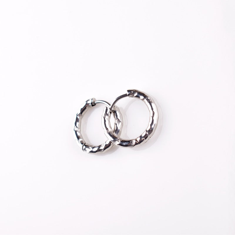 リングピアス　金属アレルギー対応　チタン製