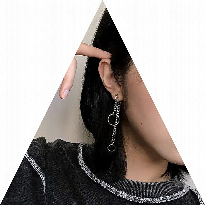 チェーンピアス 金属アレルギー対応 チタン