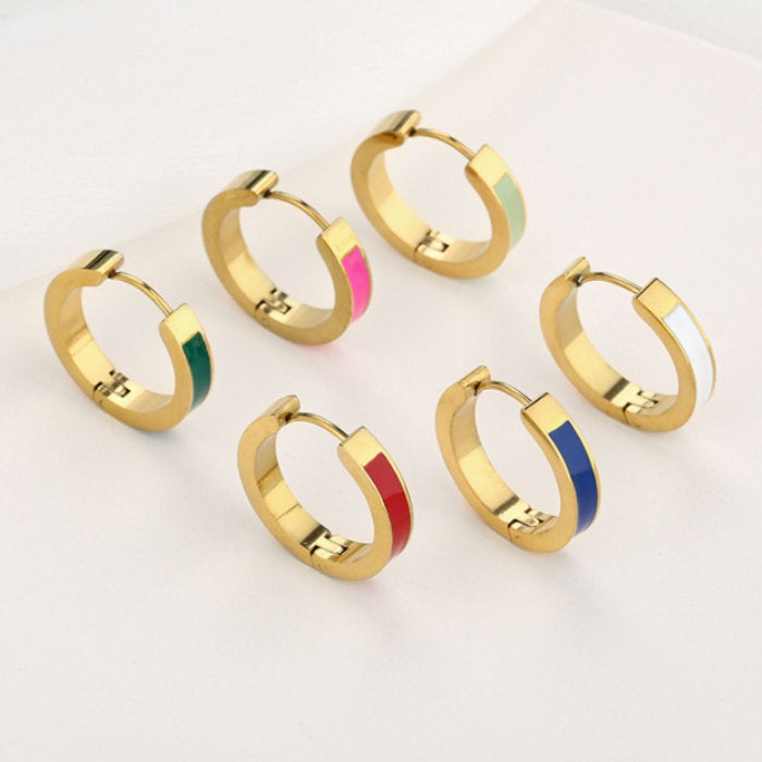 リングピアス ステンレス ワンタッチ 20G