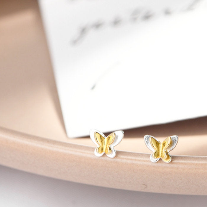 蝶ピアス Silver925