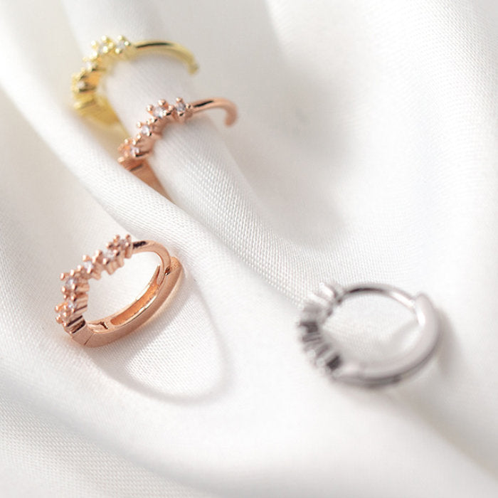 ピアス リング フープ Silver925 シルバー ゴールド ローズ シンプル レディース メンズ アレルギー 金属アレルギー対応 フープピアス リングピアス 20代 30代 40代 50代