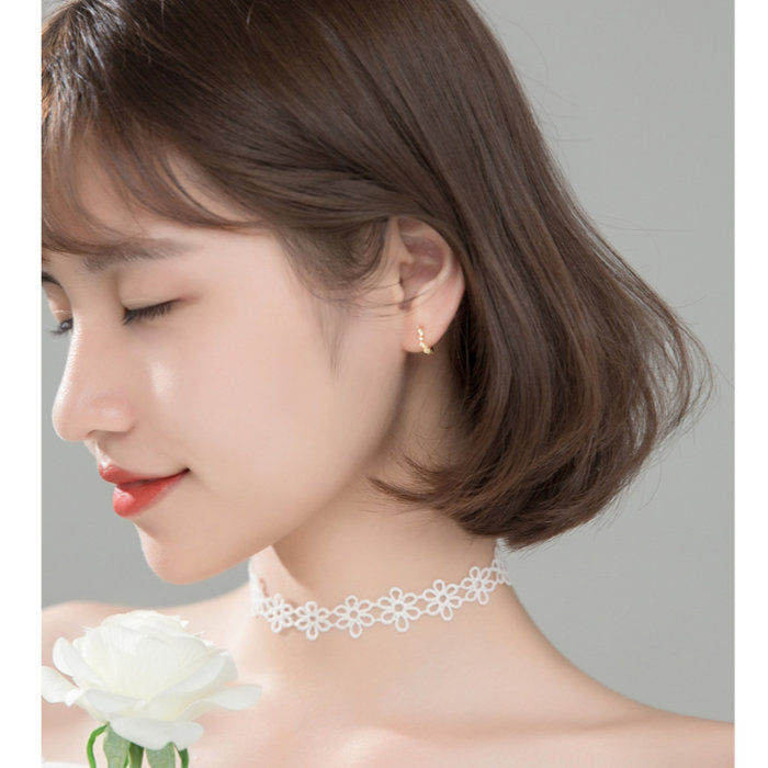 ピアス リング フープ Silver925 シルバー ゴールド ローズ シンプル レディース メンズ アレルギー 金属アレルギー対応 フープピアス リングピアス 20代 30代 40代 50代