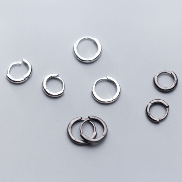 ピアス つけっぱなし フープ リング 1ピース シンプル 軟骨 金属アレルギー シルバー 小さめ ミニ シルバー925 アレルギー対応 20G 小さいピアス 極小ピアス つけっぱなしピアス シンプルピアス セカンドピアス アレルギー対応ピアス 仕事