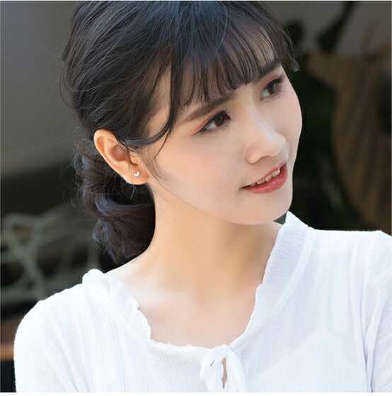 ピアス ハート つけっぱなし 小さい 極小 シンプル 軟骨 金属アレルギー シルバー 小さめ シルバー925 アレルギー対応 20G 仕事用 小さいピアス 極小ピアス つけっぱなしピアス シンプルピアス セカンドピアス アレルギー対応ピアス 仕事