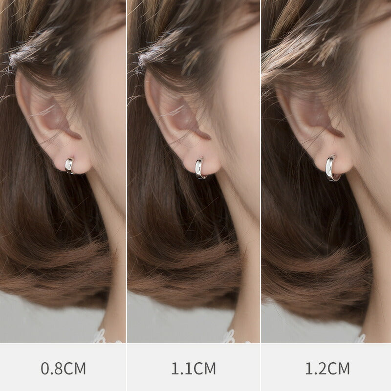 ピアス リング つけっぱなし 小さい シンプル 軟骨 金属アレルギー シルバー 小さめ シルバー925 アレルギー対応 20G 仕事用 小さいピアス リングピアス つけっぱなしピアス シンプルピアス セカンドピアス アレルギー対応ピアス 仕事