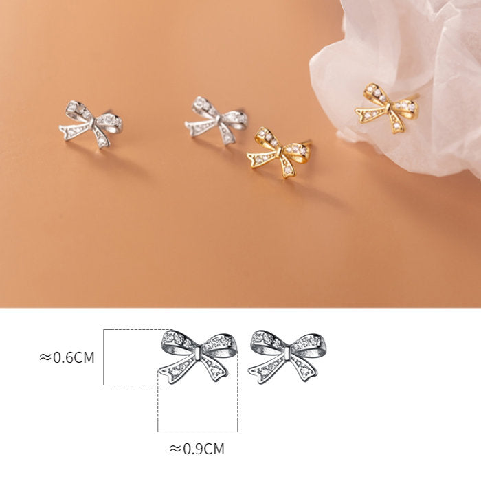 ピアス リボン 小さい シンプル 軟骨 金属アレルギー シルバー 小さめ ミニ シルバー925 アレルギー対応 20G 仕事用 小さいピアス リボンピアス つけっぱなしピアス シンプルピアス セカンドピアス 軟骨ピアス アレルギー対応ピアス 仕事