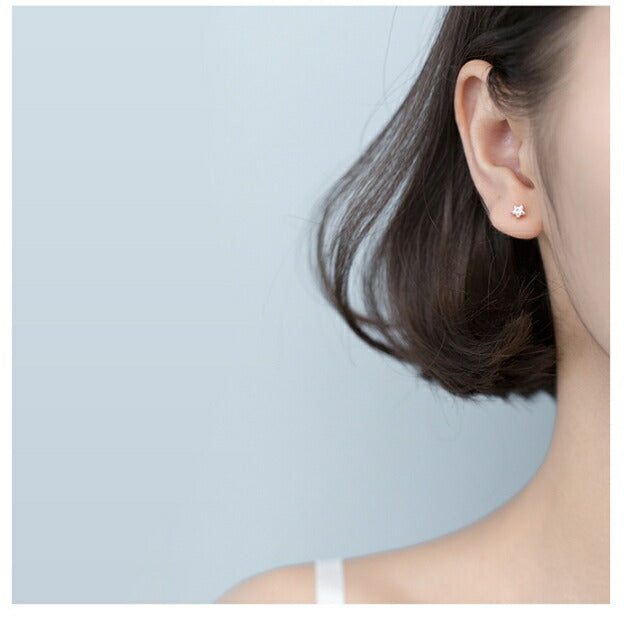ピアス 星 小さい スター シンプル 軟骨 金属アレルギー シルバー 小さめ ミニ シルバー925 アレルギー対応 20G 仕事用 スターピアス 星ピアス 小さいピアス シンプルピアス セカンドピアス 軟骨ピアス アレルギー対応ピアス 仕事