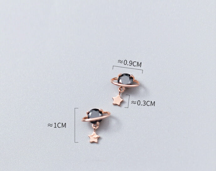 ピアス 宇宙 惑星 星 シンプル 軟骨 金属アレルギー シルバー 小さめ ミニ シルバー925 アレルギー対応 20G 仕事用 惑星ピアス 星ピアス 宇宙ピアス シンプルピアス セカンドピアス 軟骨ピアス アレルギー対応ピアス 仕事