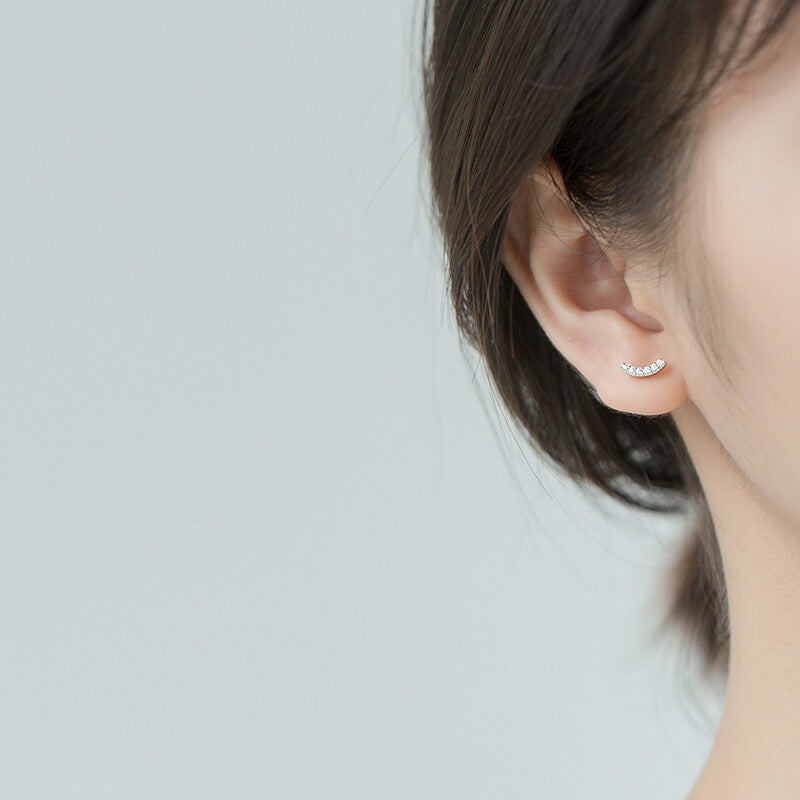 ピアス キュービックジルコニア 小さい シンプル 軟骨 金属アレルギー シルバー 小さめ ミニ シルバー925 アレルギー対応 20G 仕事用 小さいピアス シンプルピアス セカンドピアス 軟骨ピアス アレルギー対応ピアス 仕事