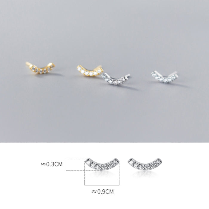 ピアス キュービックジルコニア 小さい シンプル 軟骨 金属アレルギー シルバー 小さめ ミニ シルバー925 アレルギー対応 20G 仕事用 小さいピアス シンプルピアス セカンドピアス 軟骨ピアス アレルギー対応ピアス 仕事