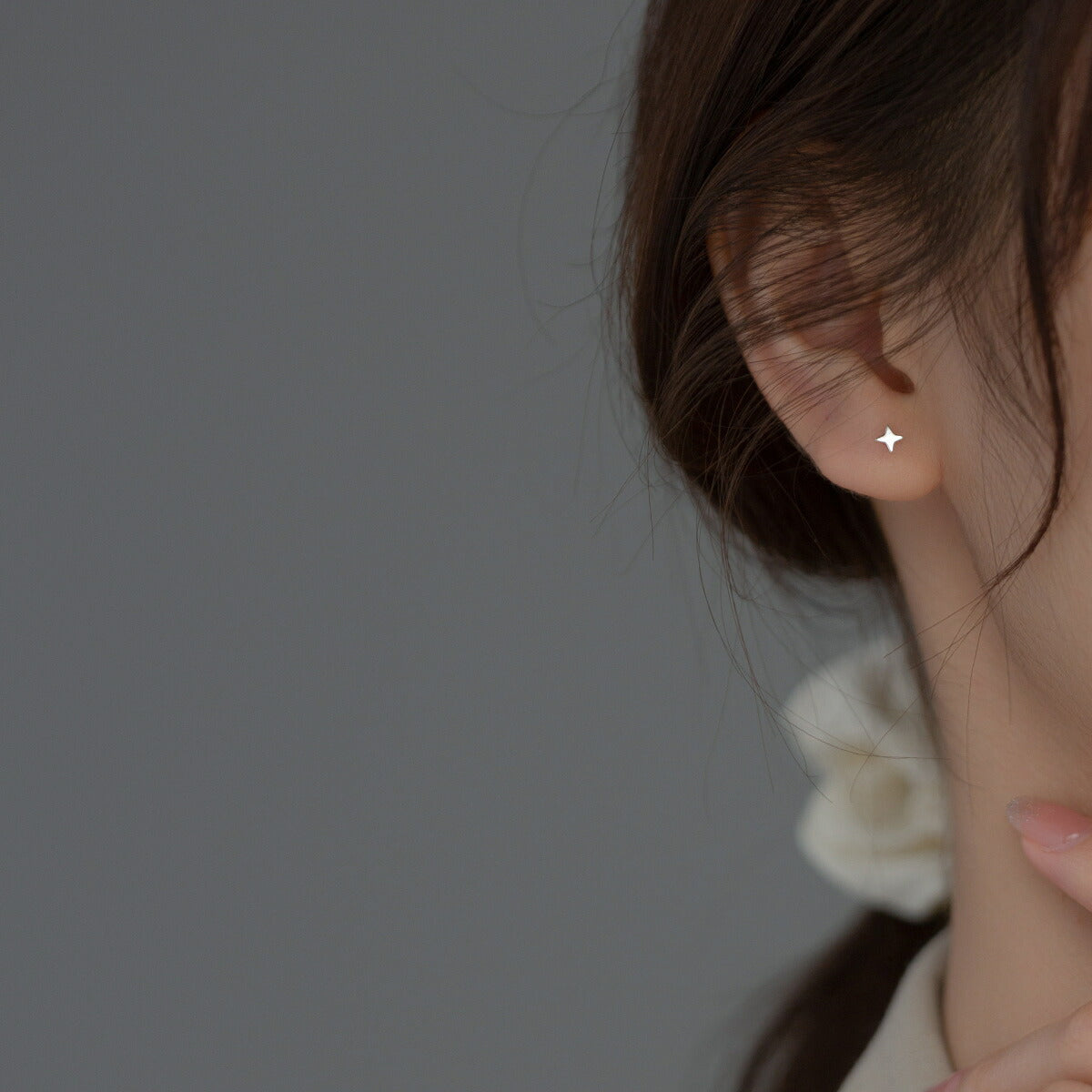 ピアス つけっぱなし 小さい 星 スター シンプル 軟骨 金属アレルギー シルバー 小さめ ミニ シルバー999 アレルギー対応 20G 仕事用 星ピアス スターピアス つけっぱなしピアス シンプルピアス セカンドピアス アレルギー対応ピアス 仕事