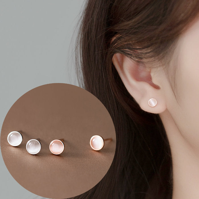 ピアス キャッツアイ 猫眼石 小さい シンプル 軟骨 金属アレルギー シルバー 小さめ ミニ シルバー925 アレルギー対応 20G 仕事用 小さいピアス シンプルピアス セカンドピアス 軟骨ピアス 仕事