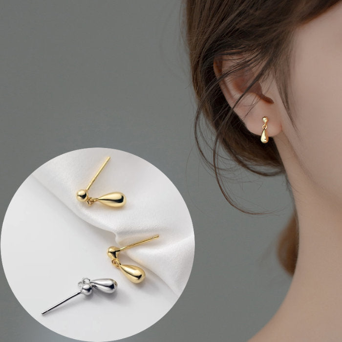 ピアス ドロップ 涙 雫 しずく 小さい シンプル 軟骨 金属アレルギー シルバー 小さめ ミニ シルバー925 アレルギー対応 20G 仕事用 小さいピアス シンプルピアス セカンドピアス 軟骨ピアス 仕事