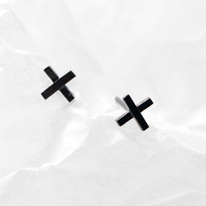 ピアス クロス 小さい 十字 シンプル 軟骨 金属アレルギー シルバー 小さめ ミニ シルバー925 アレルギー対応 20G 仕事用 小さいピアス シンプルピアス セカンドピアス 軟骨ピアス 仕事