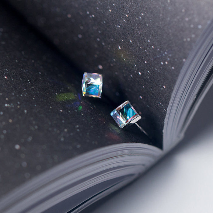 ピアス スクエアストーン 小さい シンプル 軟骨 金属アレルギー シルバー 小さめ ミニ シルバー925 アレルギー対応 20G 仕事用 小さいピアス シンプルピアス セカンドピアス 軟骨ピアス 仕事