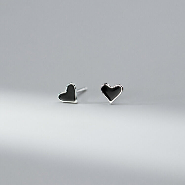 【選べる3種のシルバーピアス】 ハートピアス スターピアス スクエアピアス シルバー925 アレルギー対応 ピアス シンプル デザイン ブラック シルバー ハート スター スクエア 四角 星