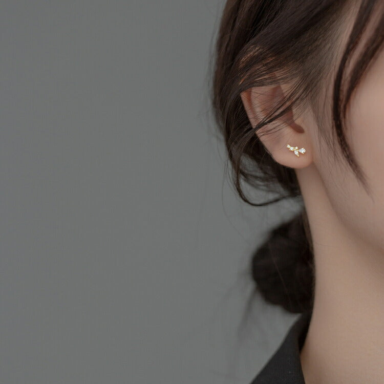 【麦の穂のシルバーピアス】 シルバー925 ピアス アレルギー対応 シルバー ゴールド 麦の穂 麦穂 稲穂 エピ レディース 女性 かわいい シンプル