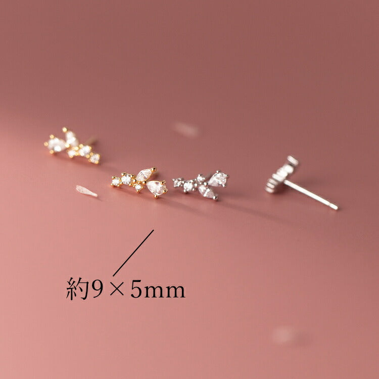 【麦の穂のシルバーピアス】 シルバー925 ピアス アレルギー対応 シルバー ゴールド 麦の穂 麦穂 稲穂 エピ レディース 女性 かわいい シンプル