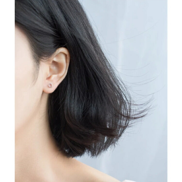 【まるばつモチーフピアス】 シルバー925 ピアス シンプル つけっぱなし 金属アレルギー対応 シルバー ゴールド クロス リング メンズ レディース