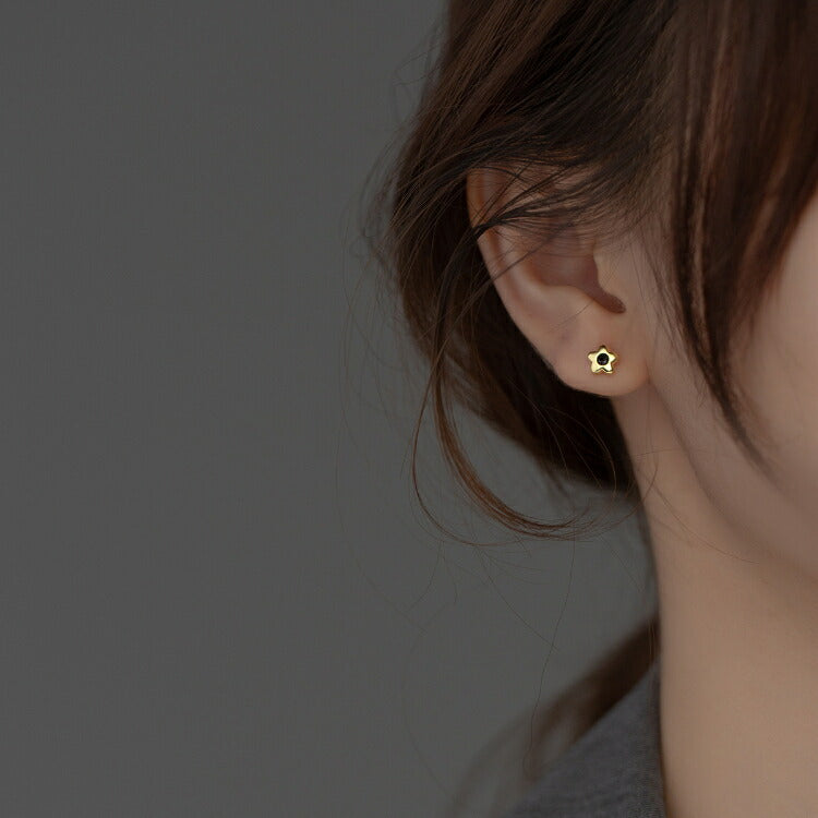 【小さいお花のピアス】 シルバー925 ピアス 金属アレルギー対応 20G 花 フラワー シルバー ゴールド シンプル 小さい 小さめ レディース 女性 かわいい