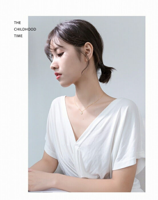 シンプルネックレス レディース シルバー925 Silver925 アレルギー対応 プレゼント ネックレス シンプル シルバー ゴールド 小さめ 華奢 デコルテ 重ね付け 上品 清楚 デイリー カジュアル フォーマル オフィス 大人 女性