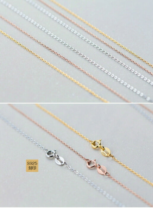 シルバー925 シンプルネックレス レディース Silver925 アレルギー対応 プレゼント ネックレス シンプル シルバー ゴールド 小さめ 華奢 重ね付け  上品 清楚 デイリー カジュアル 925 フォーマル オフィス 大人 女性